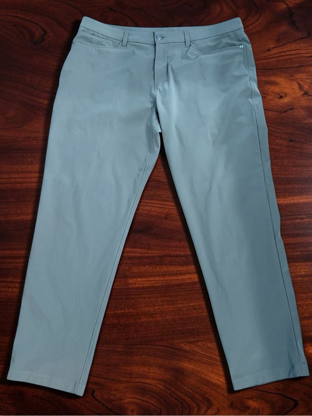 Lululemon ABC Classic-Fit 5 Pocket Pant 30L Warpstreme Mens 38x30 Sage Green